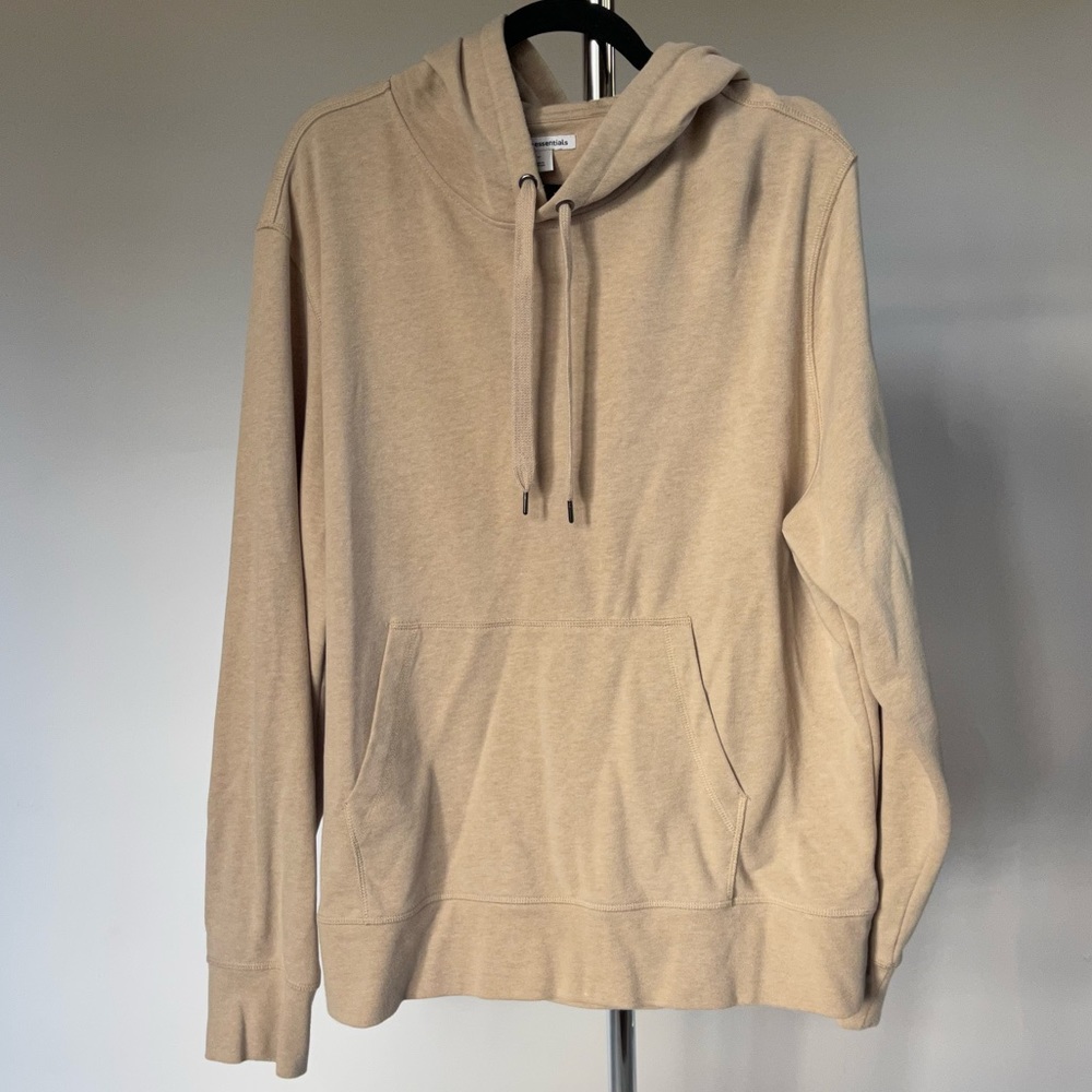 Amazon Essential XL tan hoodie